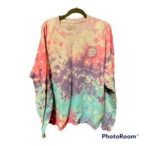 PUPPIE Love Long Sleeve Tie Dye T Shirt